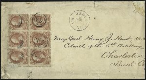 Sale 1003, Lot 5510, War Department Issues (Covers: Stampless and 1c-15c Values)