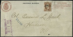 Sale 1003, Lot 5516, War Department Issues (Covers: Stampless and 1c-15c Values)