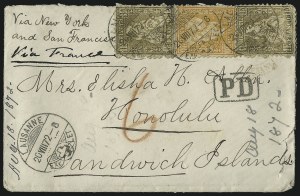 Sale 1003, Lot 5642, Foreign Stamps and Covers (Switzerland to Western Australia)
