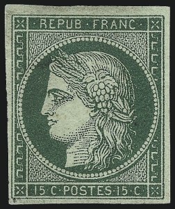 Sale 1003, Lot 5693, Foreign Stamps and Covers (France: Scott 1-12)
