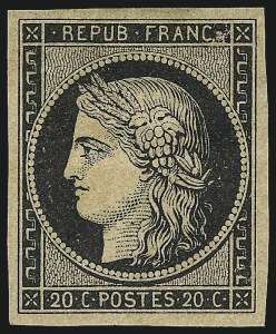 Sale 1003, Lot 5695, Foreign Stamps and Covers (France: Scott 1-12)