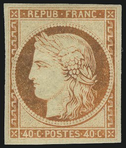 Sale 1003, Lot 5703, Foreign Stamps and Covers (France: Scott 1-12)