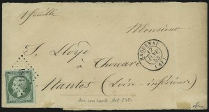 Sale 1003, Lot 5720, Foreign Stamps and Covers (France: Scott 13-15)