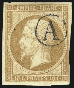 Sale 1003, Lot 5724, Foreign Stamps and Covers (France: Scott 13-15)