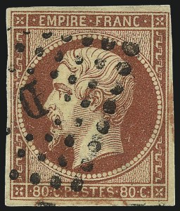 Sale 1003, Lot 5752, Foreign Stamps and Covers (France: Scott 17-28)