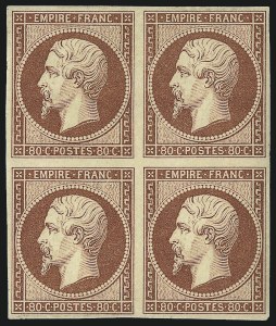 Sale 1003, Lot 5756, Foreign Stamps and Covers (France: Scott 17-28)