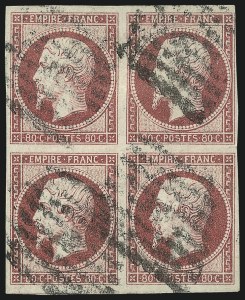 Sale 1003, Lot 5757, Foreign Stamps and Covers (France: Scott 17-28)