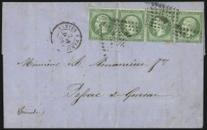 Sale 1003, Lot 5764, Foreign Stamps and Covers (France: Scott 17-28)