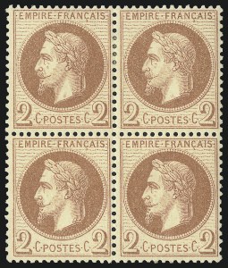 Sale 1003, Lot 5771, Foreign Stamps and Covers (France: Scott 29-48)