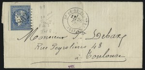 Sale 1003, Lot 5792, Foreign Stamps and Covers (France: Scott 29-48)