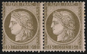 Sale 1003, Lot 5811, Foreign Stamps and Covers (France: Scott 49-87)