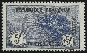 Sale 1003, Lot 5858, Foreign Stamps and Covers (France: Semi-Postal Issues)