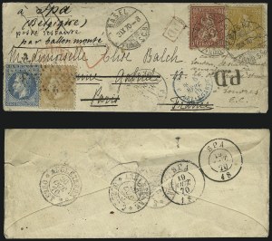 Sale 1003, Lot 5862, Foreign Stamps and Covers (France: Ballon Monte Covers)