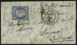 Sale 1003, Lot 5864, Foreign Stamps and Covers (France: Ballon Monte Covers)