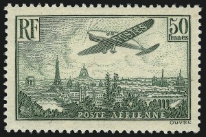 Sale 1003, Lot 5868, Foreign Stamps and Covers (France: Airpost thru Postage Due)