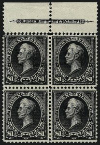 Sale 983, Lot 169, 1894-98 Bureau Issue