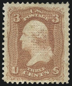 Sale 983, Lot 64, 1867-68 Grilled Issue