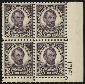Sale 984, Lot 1005, 1922-29 and Later Issues (Scott 574 onwards)