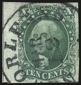 Sale 984, Lot 102, 5c-12c 1851-56 Issue (Scott 12-17)