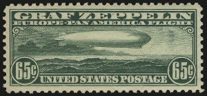 Sale 984, Lot 1069, Air Post Graf Zeppelin Issue (Scott C13-C15)