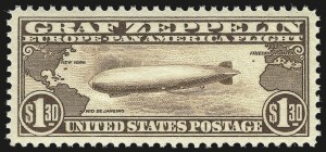 Sale Number 984, Lot Number 1070, Air Post Graf Zeppelin Issue (Scott C13-C15)
