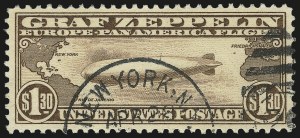Sale 984, Lot 1076, Air Post Graf Zeppelin Issue (Scott C13-C15)