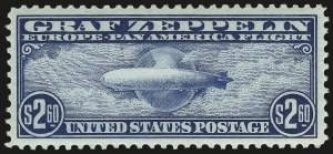 Sale 984, Lot 1077, Air Post Graf Zeppelin Issue (Scott C13-C15)