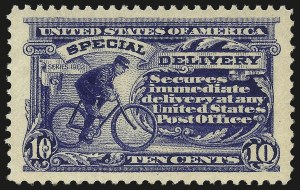 Sale 984, Lot 1100, Special Delivery, Registration (E, F)