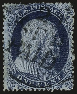 Sale 984, Lot 113, 1c 1857-60 Issue (Scott 18-24)