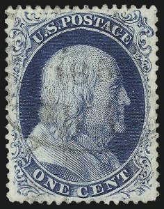 Sale 984, Lot 119, 1c 1857-60 Issue (Scott 18-24)