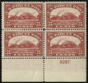 Sale 984, Lot 1194, Parcel Post, Carriers (Q, JQ, LO, L)