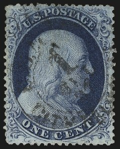 Sale 984, Lot 121, 1c 1857-60 Issue (Scott 18-24)