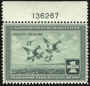 Sale 984, Lot 1221, Hunting Permits