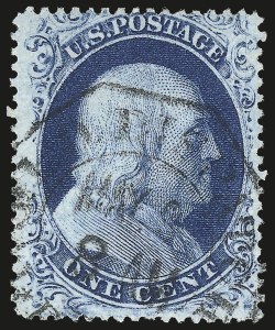Sale 984, Lot 124, 1c 1857-60 Issue (Scott 18-24)