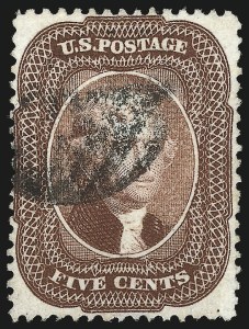 Sale 984, Lot 151, 3c-5c 1857-60 Issue (Scott 25-30A)