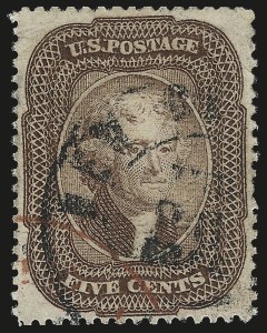 Sale 984, Lot 161, 3c-5c 1857-60 Issue (Scott 25-30A)