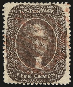 Sale 984, Lot 167, 3c-5c 1857-60 Issue (Scott 25-30A)