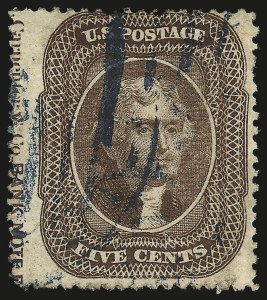 Sale 984, Lot 169, 3c-5c 1857-60 Issue (Scott 25-30A)