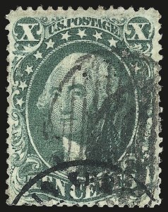 Sale 984, Lot 171, 10c 1857-60 Issue (Scott 31-35)