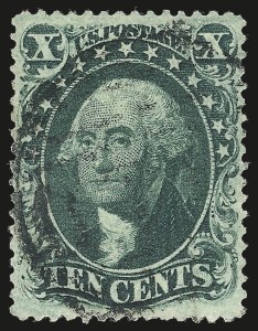 Sale 984, Lot 175, 10c 1857-60 Issue (Scott 31-35)