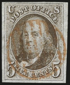 Sale 984, Lot 18, 1847 Issue (Scott 1-2)
