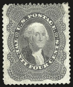 Sale 984, Lot 198, 24c-90c 1860 Issue (Scott 37-39)