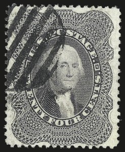 Sale 984, Lot 201, 24c-90c 1860 Issue (Scott 37-39)