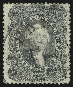 Sale 984, Lot 203, 24c-90c 1860 Issue (Scott 37-39)