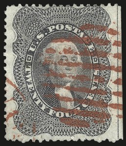 Sale 984, Lot 205, 24c-90c 1860 Issue (Scott 37-39)