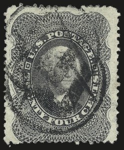 Sale 984, Lot 209, 24c-90c 1860 Issue (Scott 37-39)