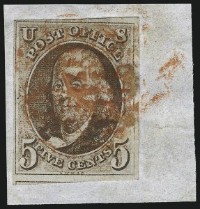 Sale 984, Lot 21, 1847 Issue (Scott 1-2)