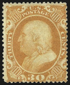 Sale 984, Lot 214, 24c-90c 1860 Issue (Scott 37-39)