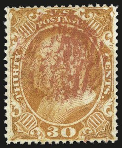 Sale 984, Lot 215, 24c-90c 1860 Issue (Scott 37-39)