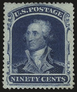 Sale 984, Lot 220, 24c-90c 1860 Issue (Scott 37-39)